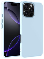 BTH BTH iPhone 16 Pro Hoesje Siliconen - Lichtblauw
