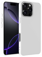 BTH BTH iPhone 16 Pro Hoesje Siliconen - Wit