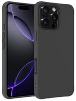 BTH BTH iPhone 16 Pro Hoesje Siliconen - Zwart