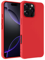BTH BTH iPhone 16 Pro Max Hoesje Siliconen - Rood