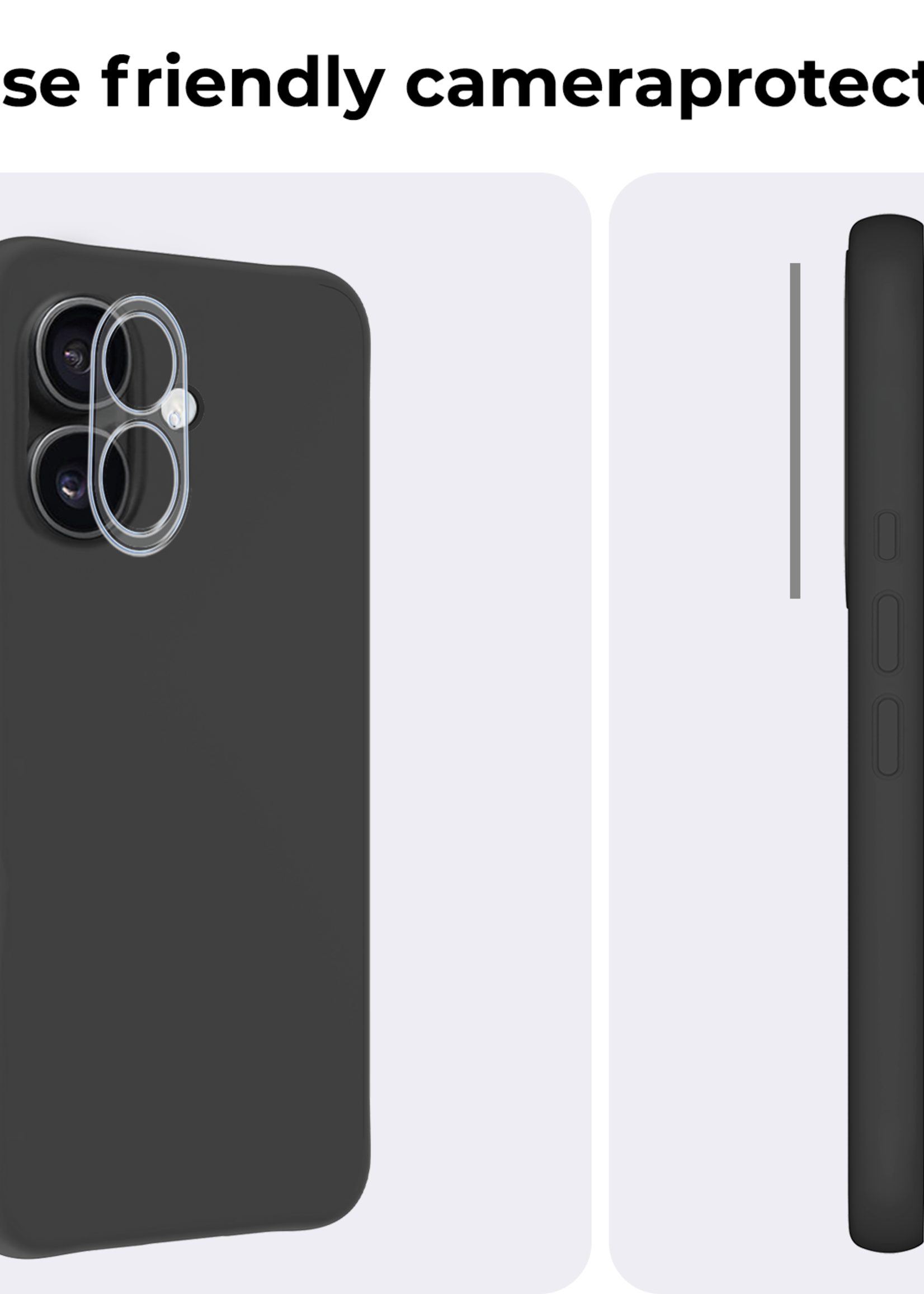 BTH Screenprotector Geschikt voor iPhone 16 Camera Lens Screenprotector Glas - Screenprotector Geschikt voor iPhone 16 Screenprotector Camera Protector Gehard Glas - 3 PACK