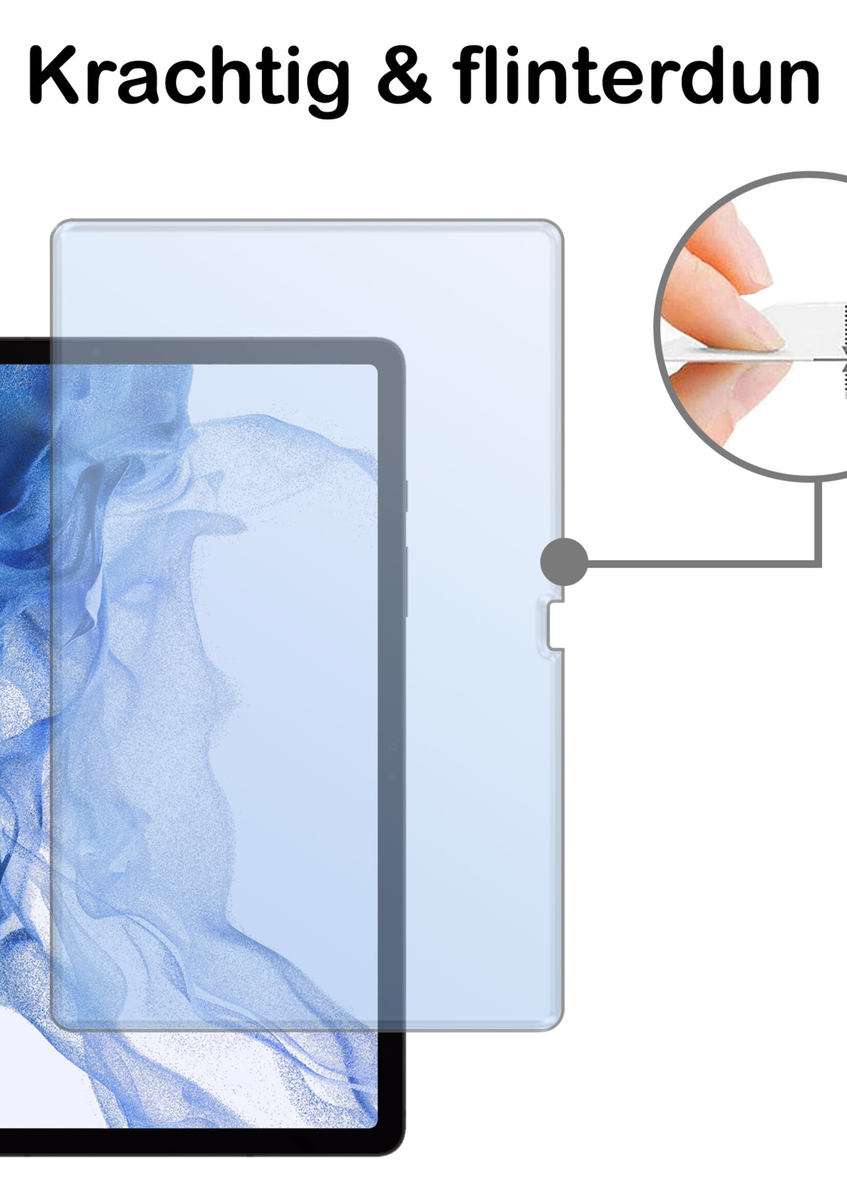 BTH Screenprotector Geschikt voor Samsung Galaxy Tab S10 Plus Screenprotector Tempered Glass Screen Protector Gehard Glas - Screenprotector Geschikt voor Samsung Tab S10 Plus Screenprotector Glas - 3 PACK