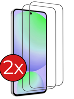 BTH BTH Samsung Galaxy S24 FE Screenprotector Glas  Full Cover - 2 PACK