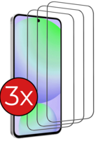 BTH BTH Samsung Galaxy S24 FE Screenprotector Glas  Full Cover - 3 PACK