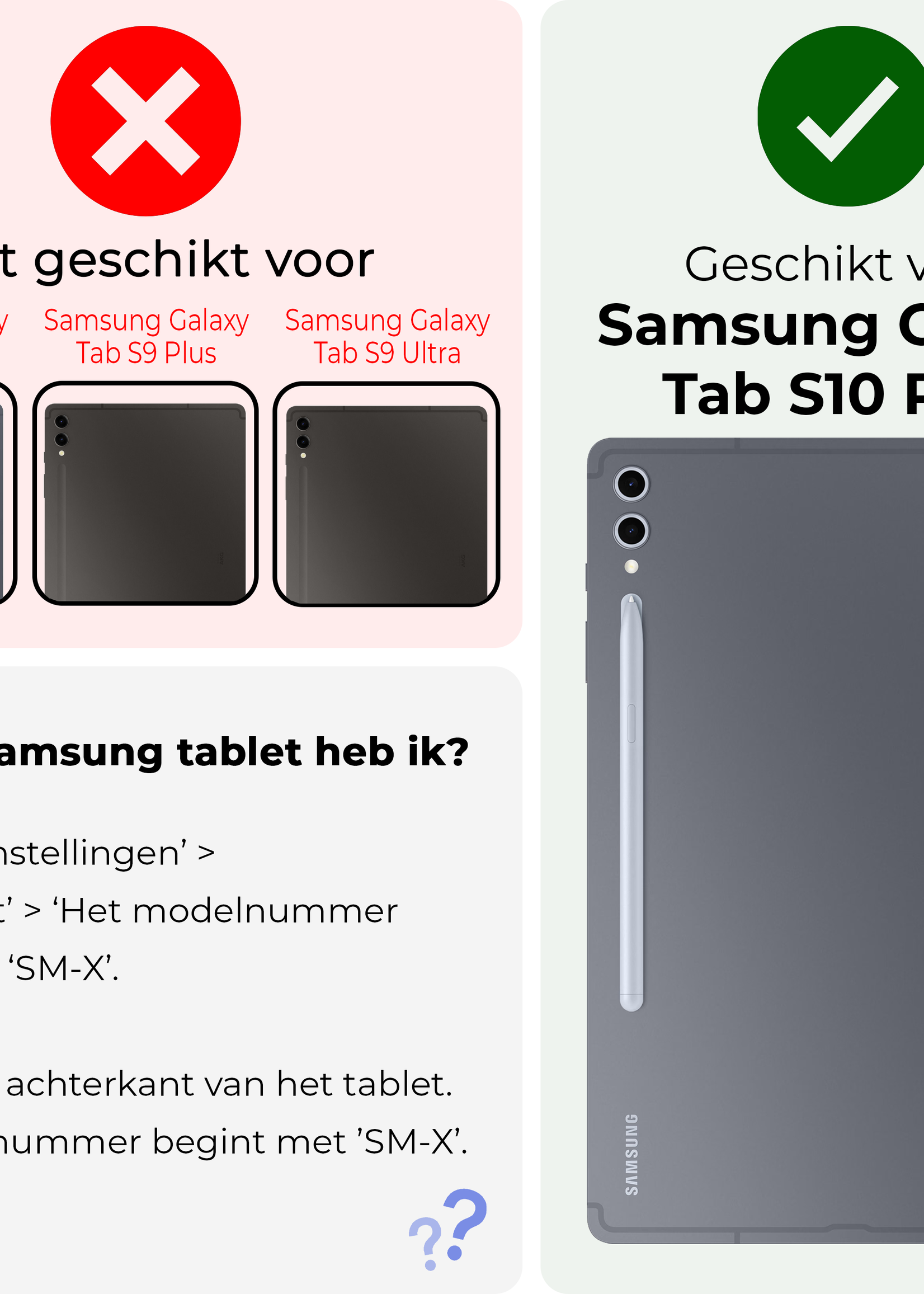 BTH Hoes Geschikt voor Samsung Galaxy Tab S10 Plus Hoes Book Case Hoesje Trifold Cover Met Uitsparing Geschikt voor S Pen - Hoesje Geschikt voor Samsung Tab S10 Plus Hoesje Bookcase - Grijs