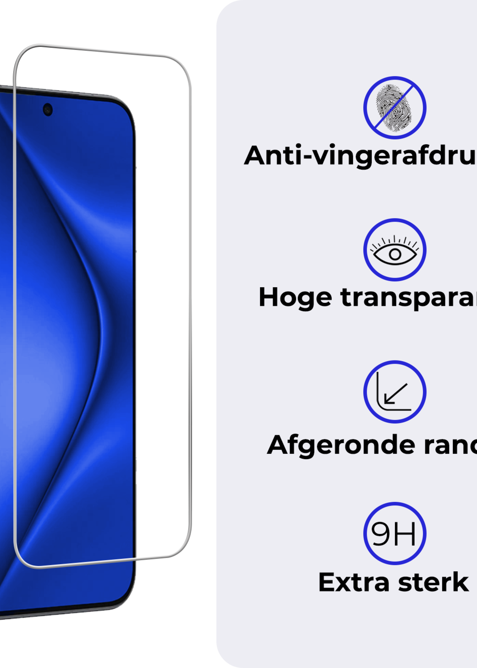 BTH BTH Huawei Pura 70 Screenprotector Glas - 3 PACK