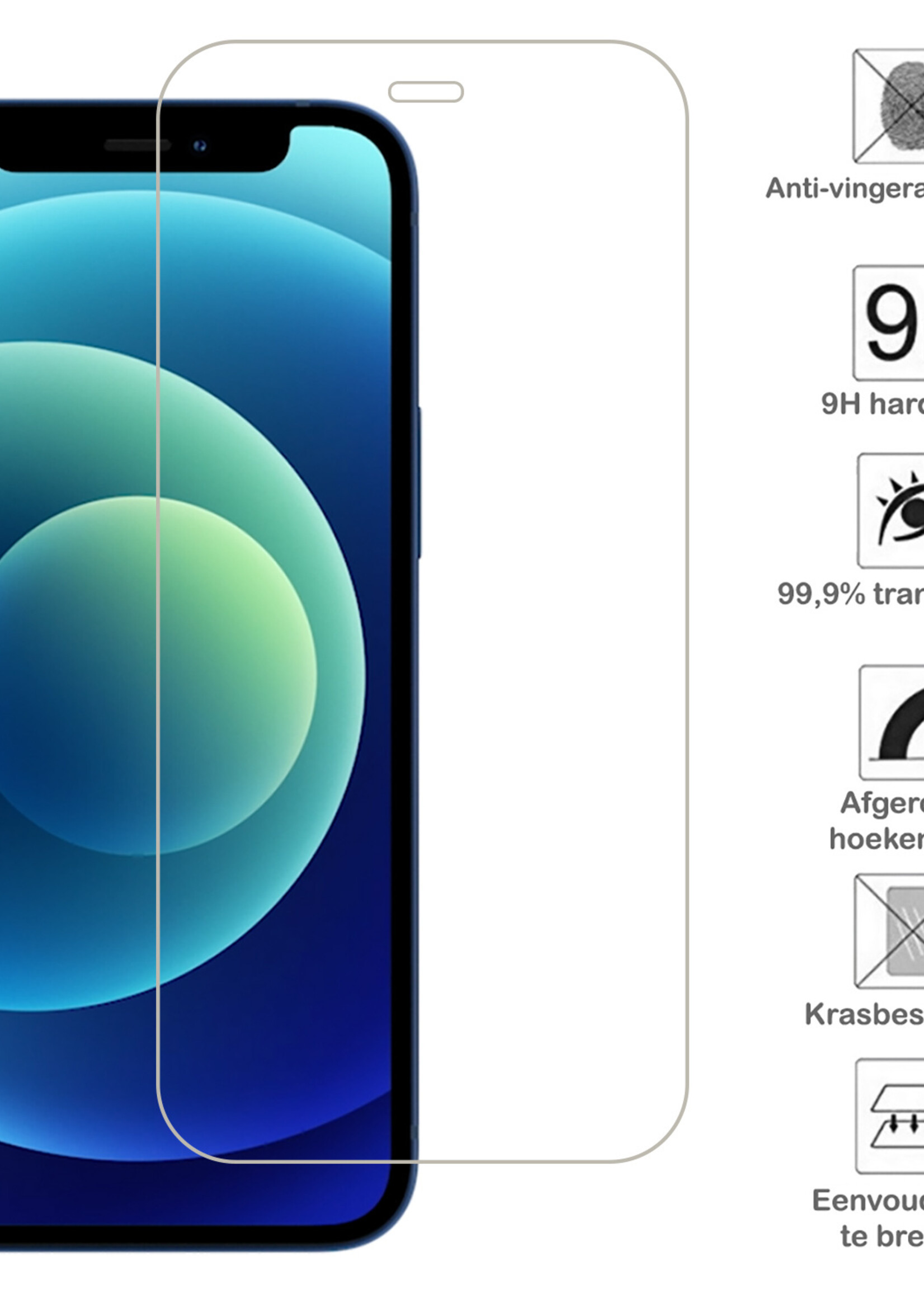 BTH Hoesje Geschikt voor iPhone 11 Hoesje Met Telefoonkoord en Pasjeshouder Met 2x Screenprotector Siliconen - Hoes Geschikt voor iPhone 11 Hoesje Met Kaarthouder Shock Proof Case - Transparant