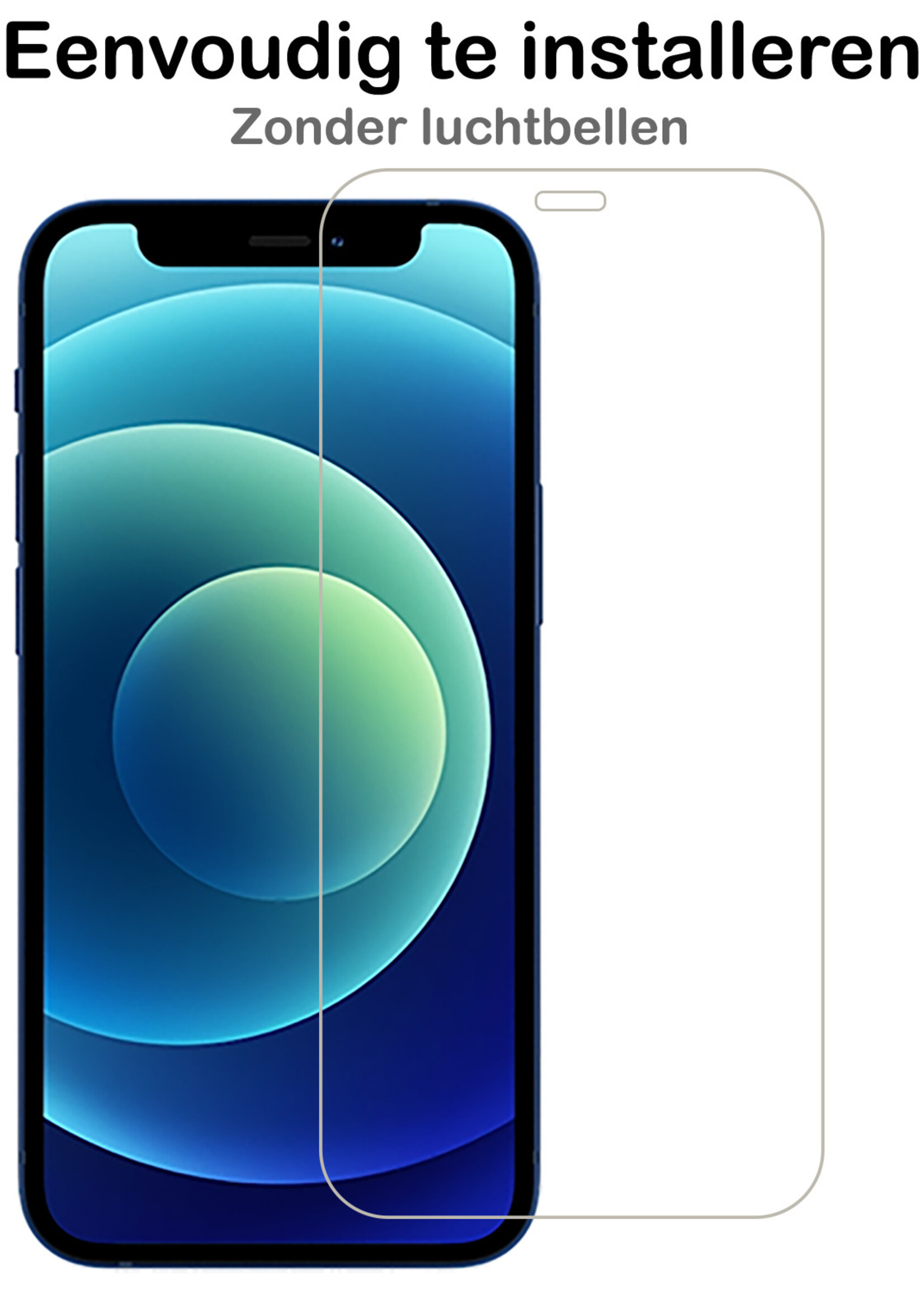 BTH Hoesje Geschikt voor iPhone 11 Hoesje Met Telefoonkoord en Pasjeshouder Met 2x Screenprotector Siliconen - Hoes Geschikt voor iPhone 11 Hoesje Met Kaarthouder Shock Proof Case - Transparant