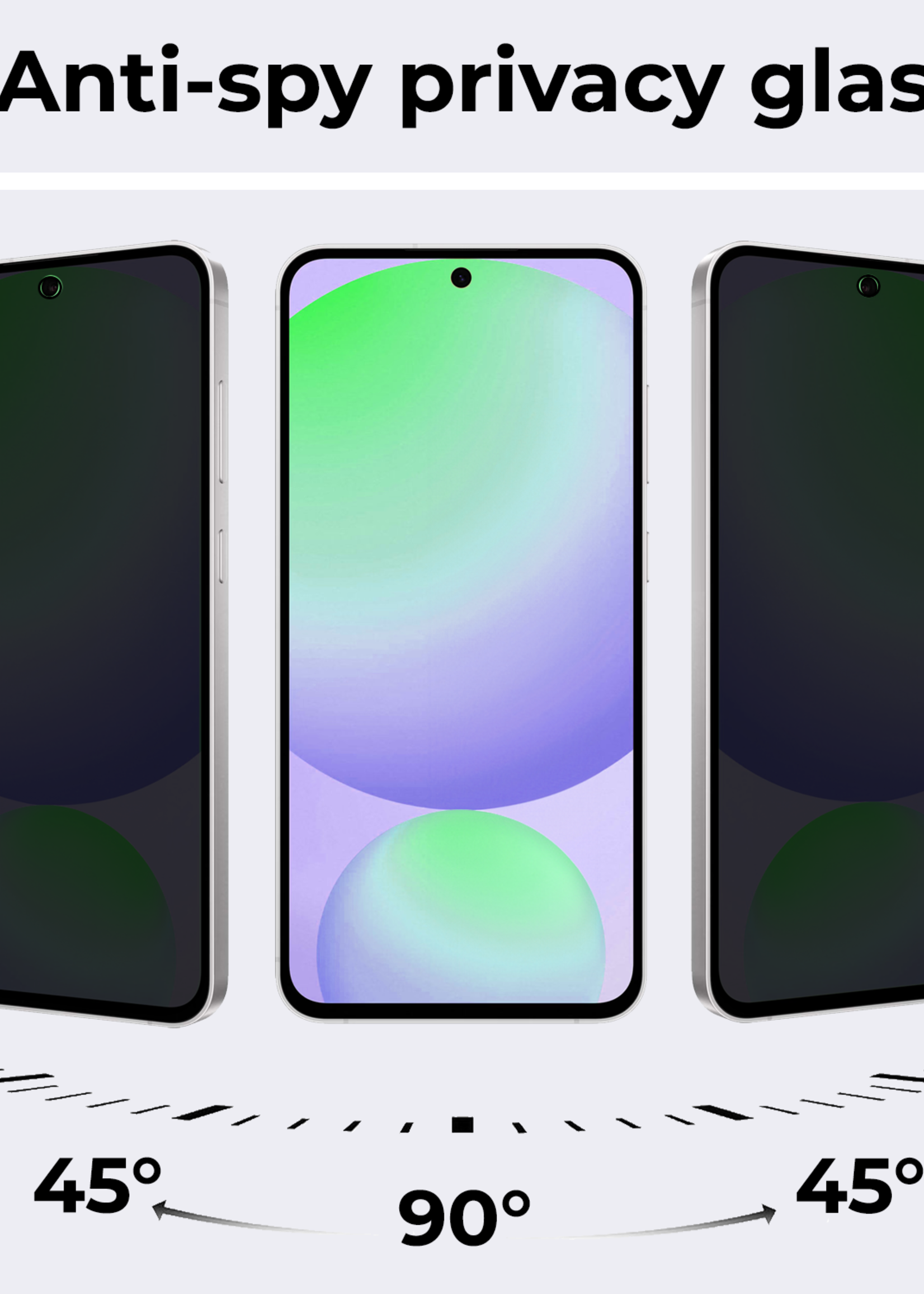 BTH BTH Samsung Galaxy S24 FE Screenprotector Glas Privacy