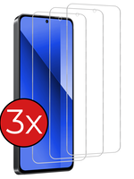 BTH BTH Xiaomi Redmi Note 13 4G Screenprotector Glas - 3 PACK