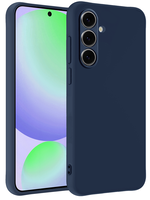 BTH BTH Samsung Galaxy S24 FE Hoesje Siliconen - Donkerblauw