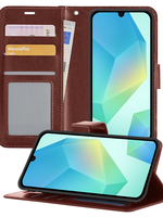 BTH BTH Samsung Galaxy A16 Hoesje Bookcase - Bruin