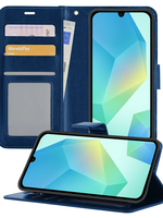 BTH BTH Samsung Galaxy A16 Hoesje Bookcase - Donkerblauw