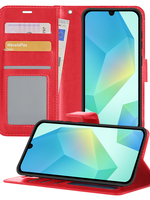 BTH BTH Samsung Galaxy A16 Hoesje Bookcase - Rood