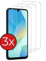 BTH BTH Samsung Galaxy A16 Screenprotector Glas - 3 PACK