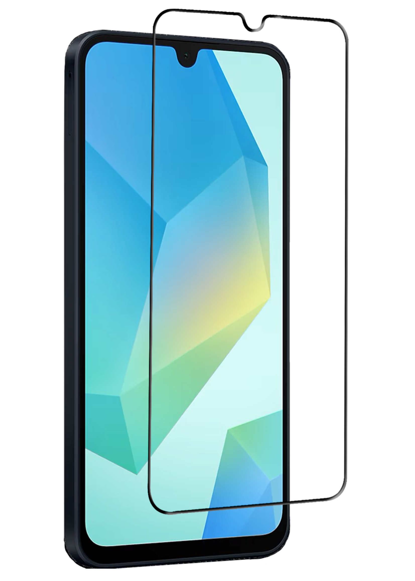 BTH Screenprotector Geschikt voor Samsung A16 Screenprotector Glas Gehard Tempered Glass Full Cover - Screenprotector Geschikt voor Samsung Galaxy A16 Screen Protector Screen Cover