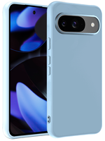 BTH BTH Google Pixel 9 Hoesje Siliconen - Lichtblauw