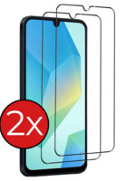 BTH BTH Samsung Galaxy A16 Screenprotector Glas Full Cover - 2 PACK