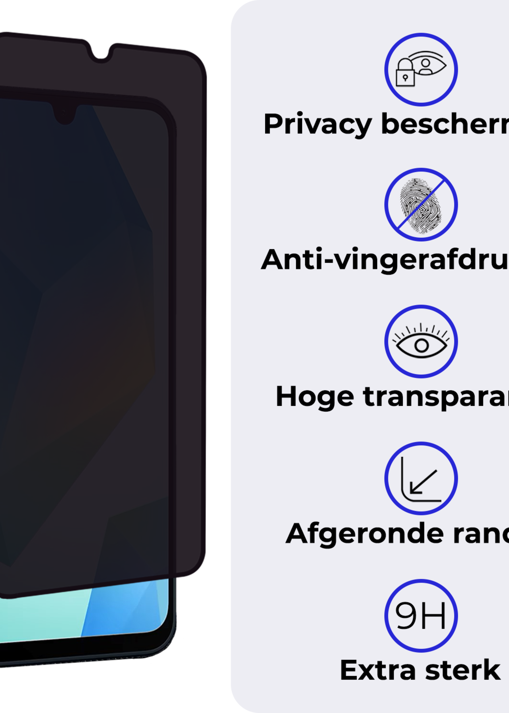 BTH Screenprotector Geschikt voor Samsung A16 Camera Lens Screenprotector Glas - Screenprotector Geschikt voor Samsung Galaxy A16 Screenprotector Camera Protector Gehard Glas - 2 PACK