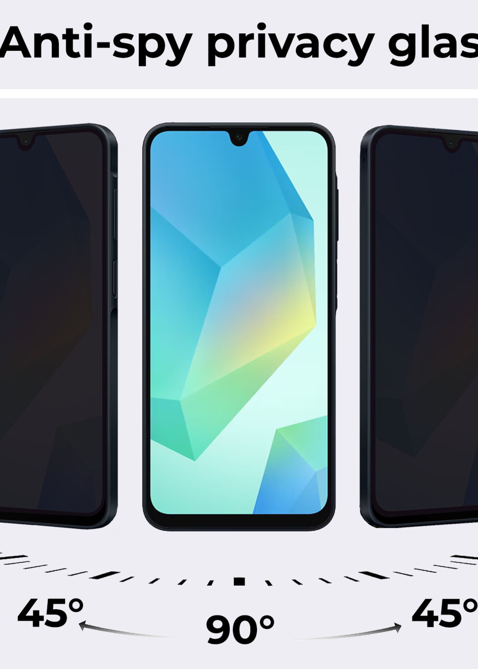 BTH Screenprotector Geschikt voor Samsung A16 Camera Lens Screenprotector Glas - Screenprotector Geschikt voor Samsung Galaxy A16 Screenprotector Camera Protector Gehard Glas - 2 PACK