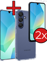 BTH BTH Samsung Galaxy A16 Hoesje Shockproof Met 2x Screenprotector
