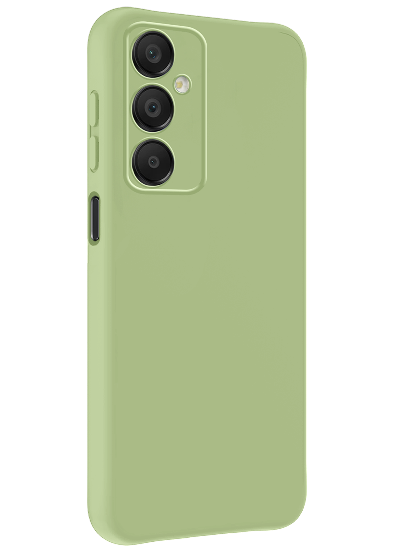 BTH Hoesje Geschikt voor Samsung A16 Hoesje Siliconen Case Hoes - Hoes Geschikt voor Samsung Galaxy A16 Hoes Cover Case - Groen - 2 PACK