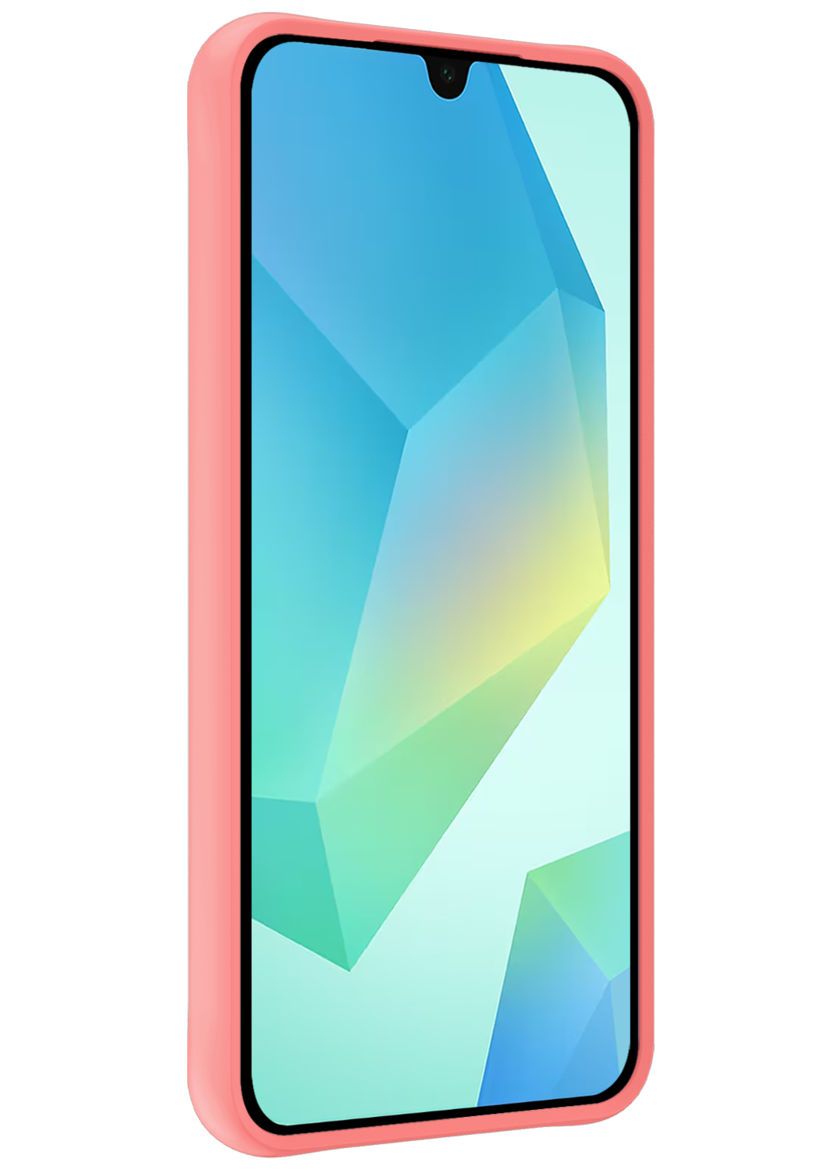 BTH Hoesje Geschikt voor Samsung A16 Hoesje Siliconen Case Hoes - Hoes Geschikt voor Samsung Galaxy A16 Hoes Cover Case - Lichtroze - 2 PACK