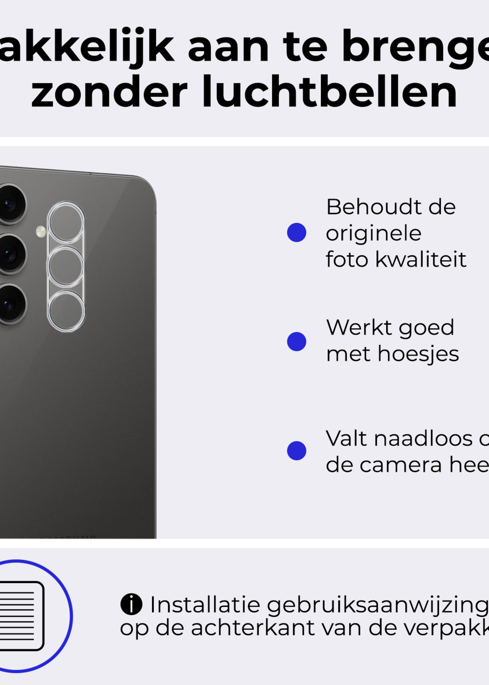 BTH Screenprotector Geschikt voor Samsung A16 Screenprotector Privacy Glas Gehard Full Cover - Screenprotector Geschikt voor Samsung Galaxy A16 Screenprotector Privacy Tempered Glass - 3 PACK