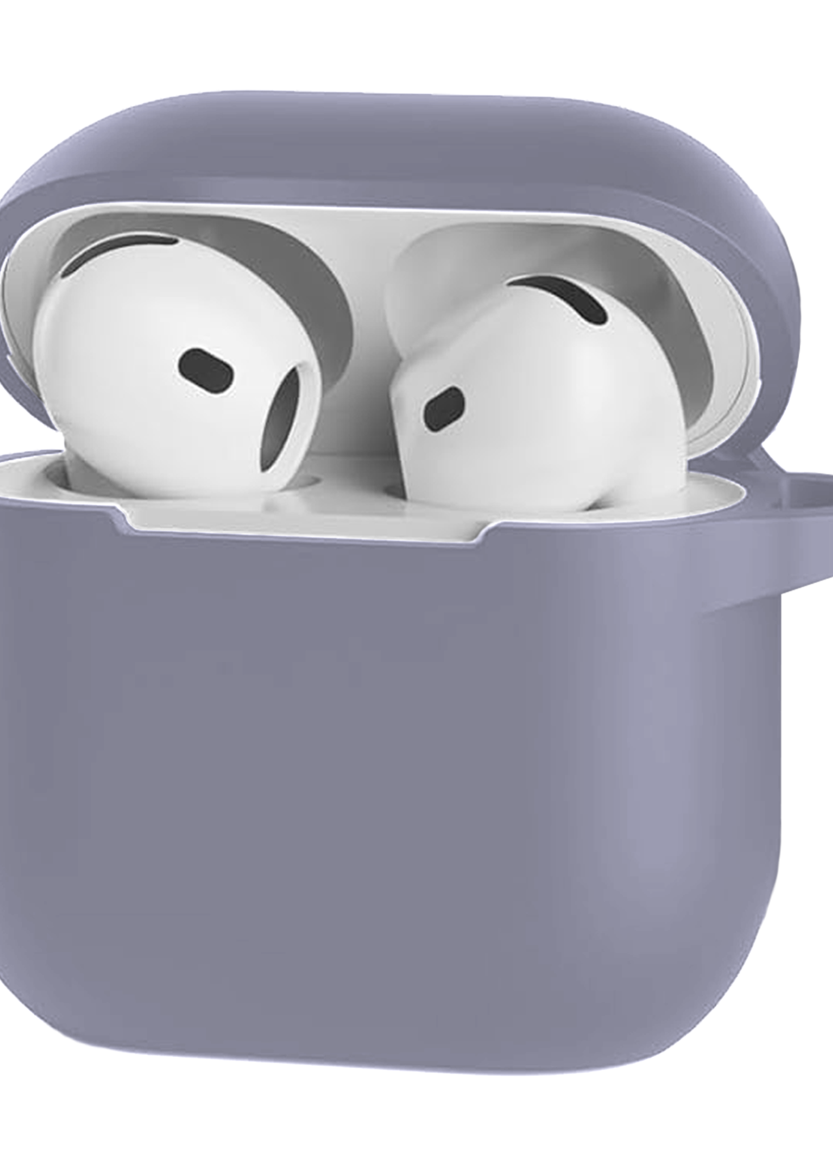 BTH BTH Siliconen Hoesje Voor Apple AirPods 4 - Lila