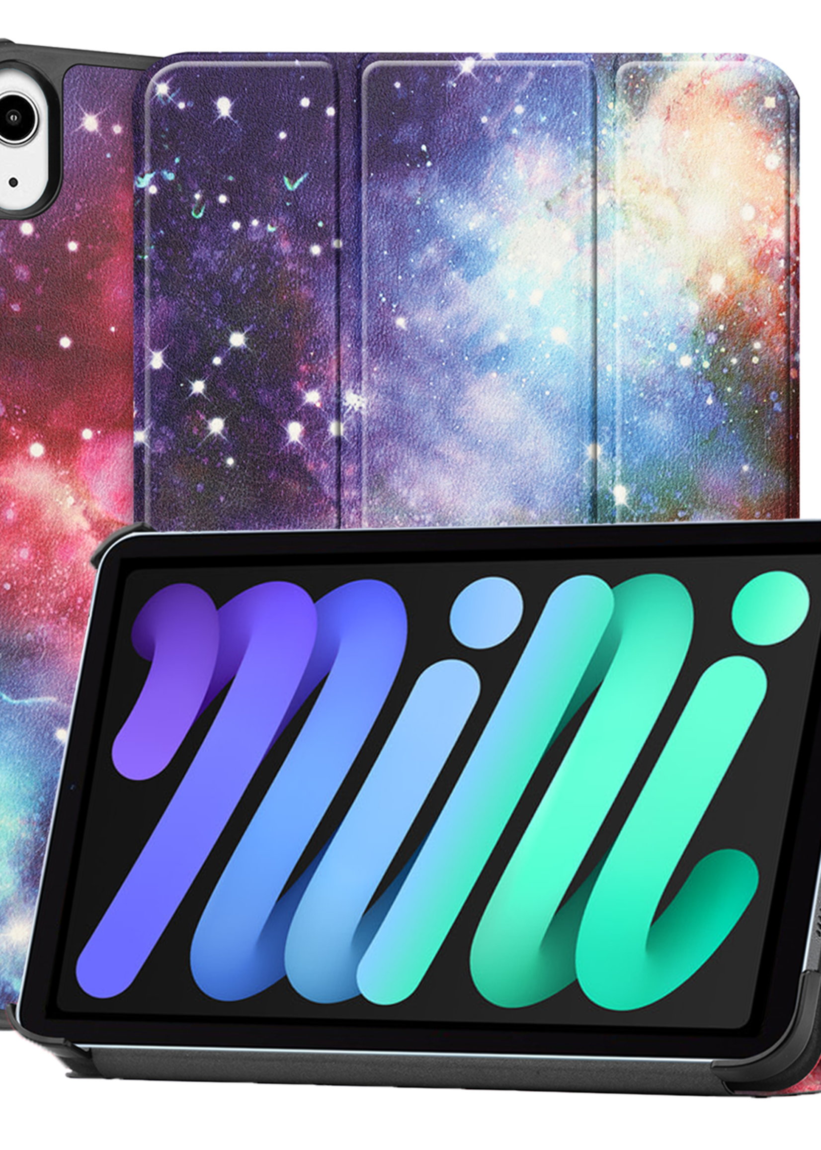 BTH BTH iPad Mini 7 Hoesje - Galaxy