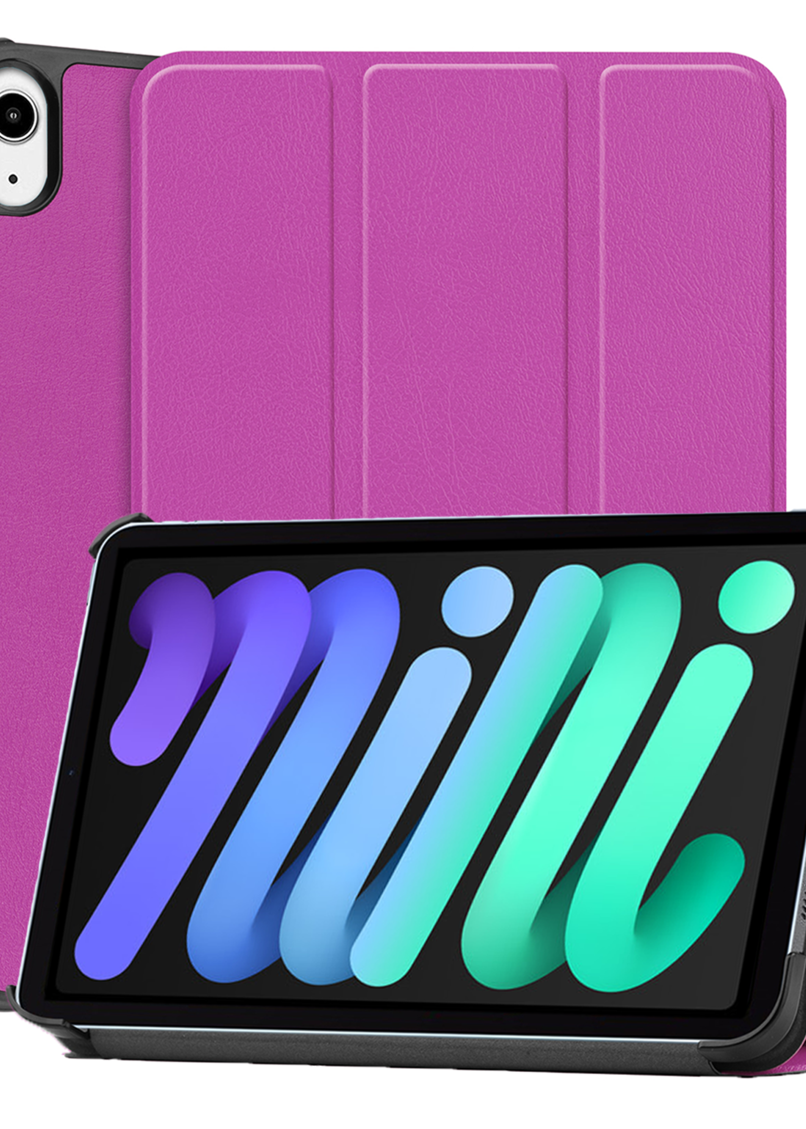 BTH BTH iPad Mini 7 Hoesje - Paars
