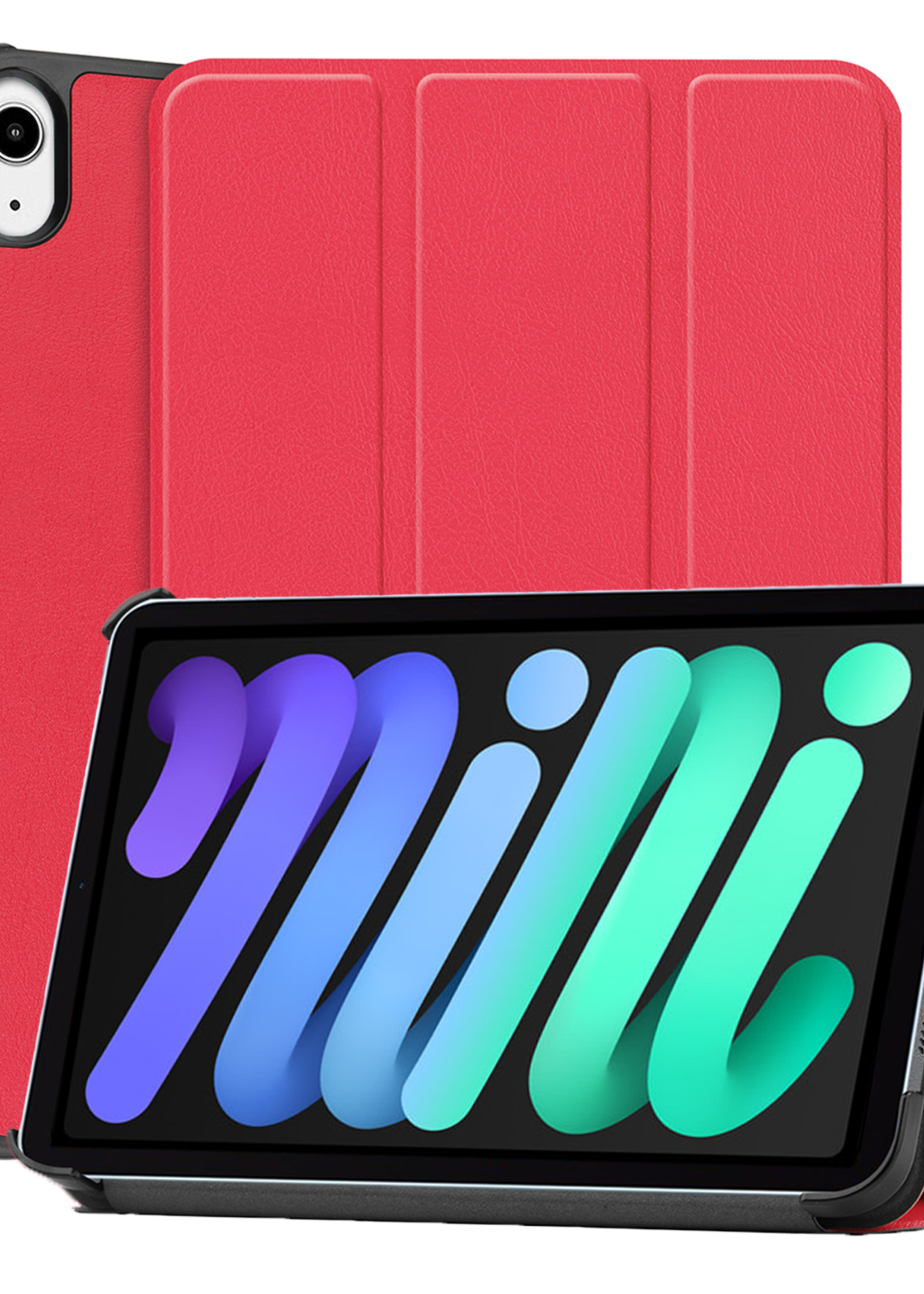 BTH BTH iPad Mini 7 Hoesje - Rood