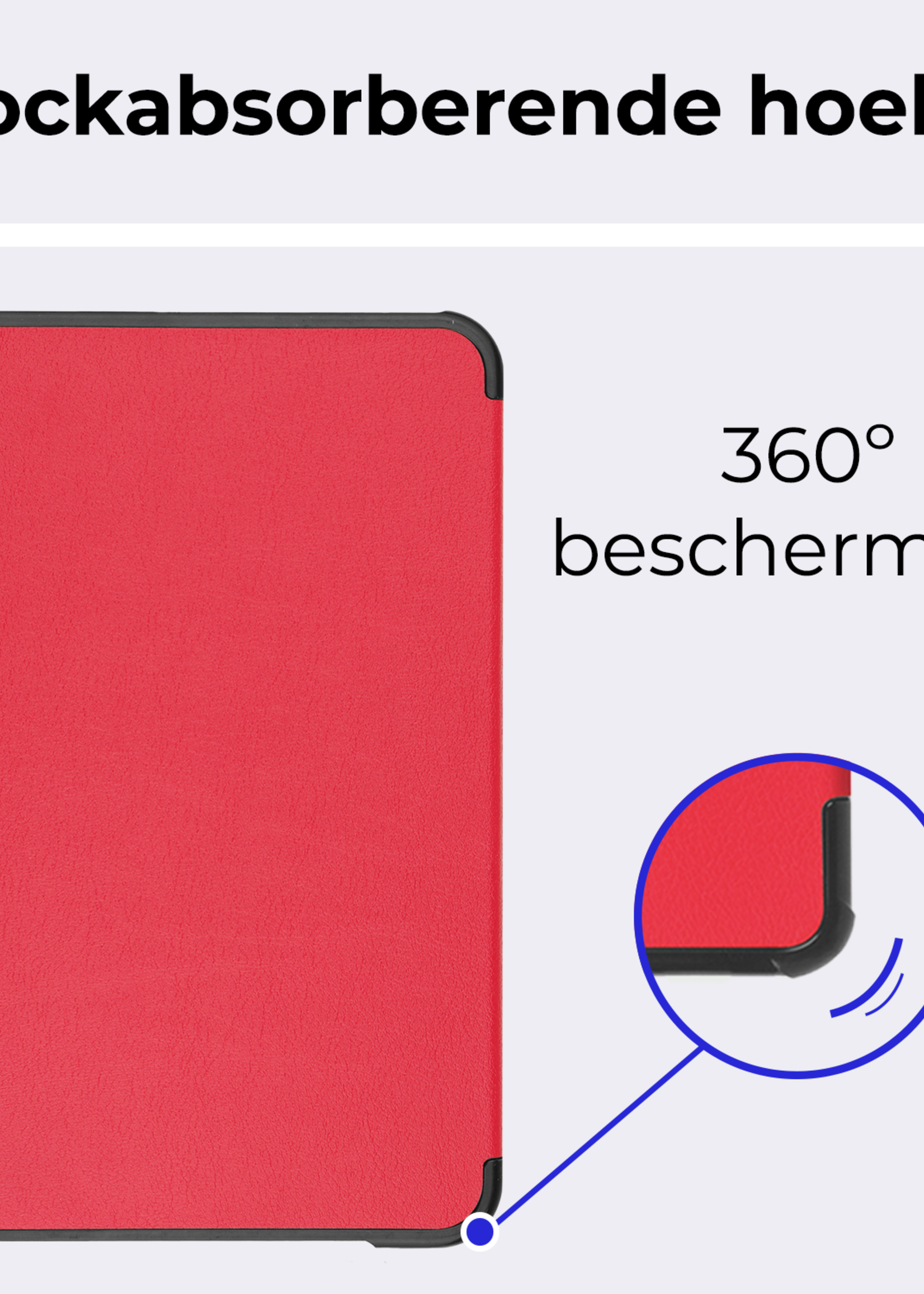 BTH BTH iPad Mini 7 Hoesje - Rood