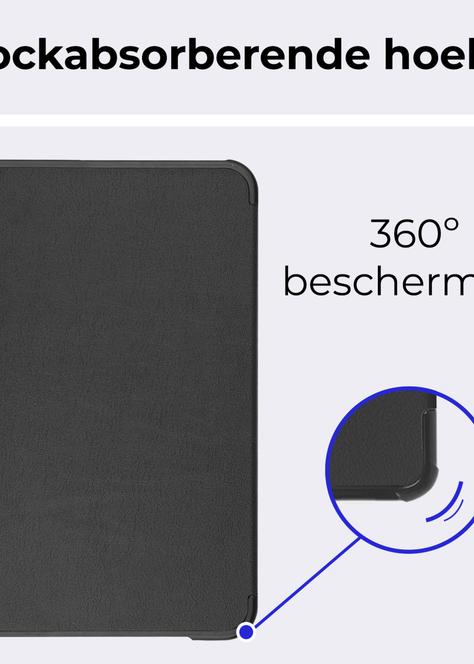 BTH BTH iPad Mini 7 Hoesje - Zwart