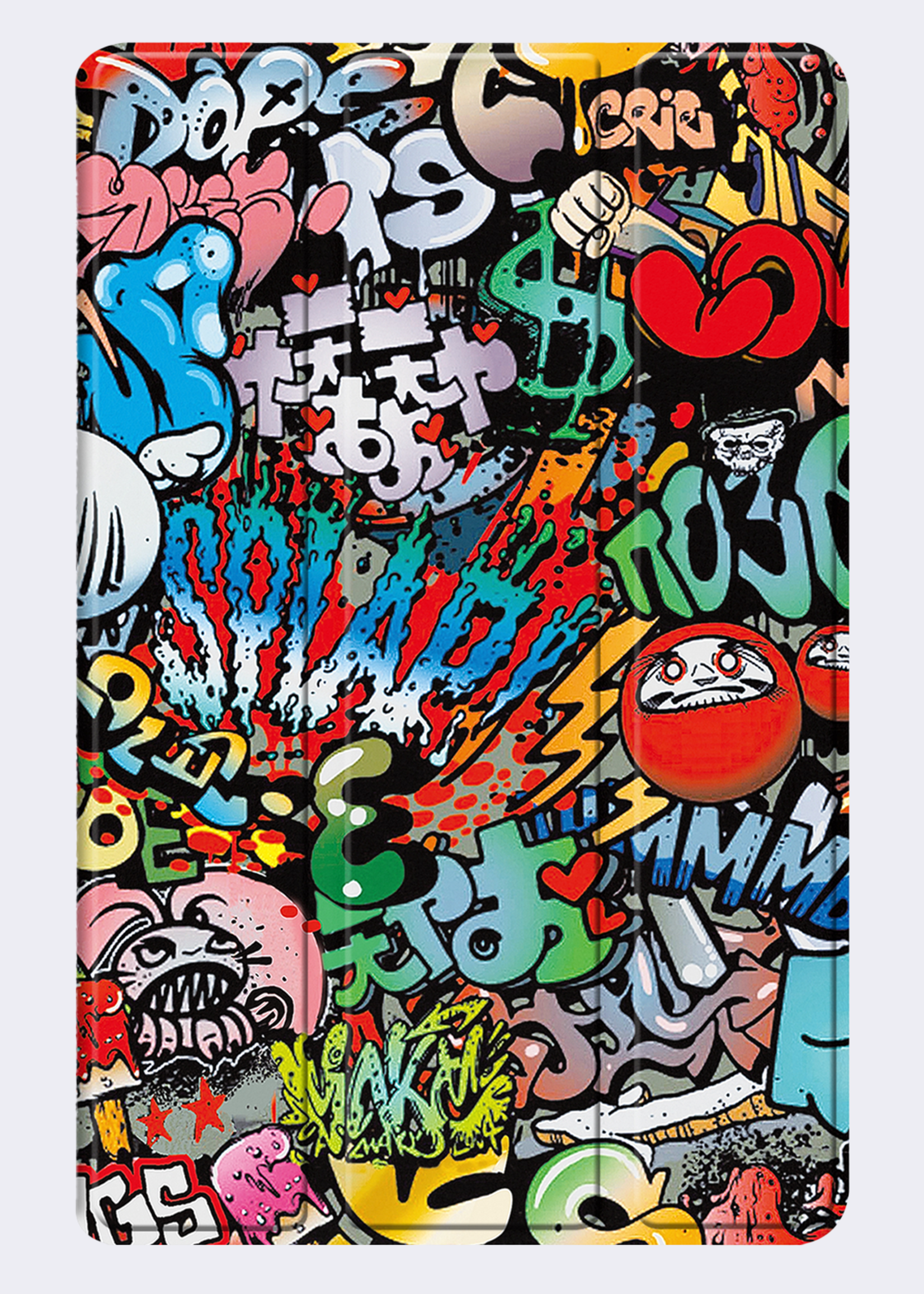 BTH BTH iPad Mini 7 Hoesje Met Screenprotector - Graffity