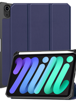 BTH BTH iPad Mini 7 Hoesje Met Uitsparing Voor Apple Pencil - Donkerblauw