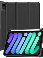 BTH BTH iPad Mini 7 Hoesje Met Uitsparing Voor Apple Pencil - Zwart