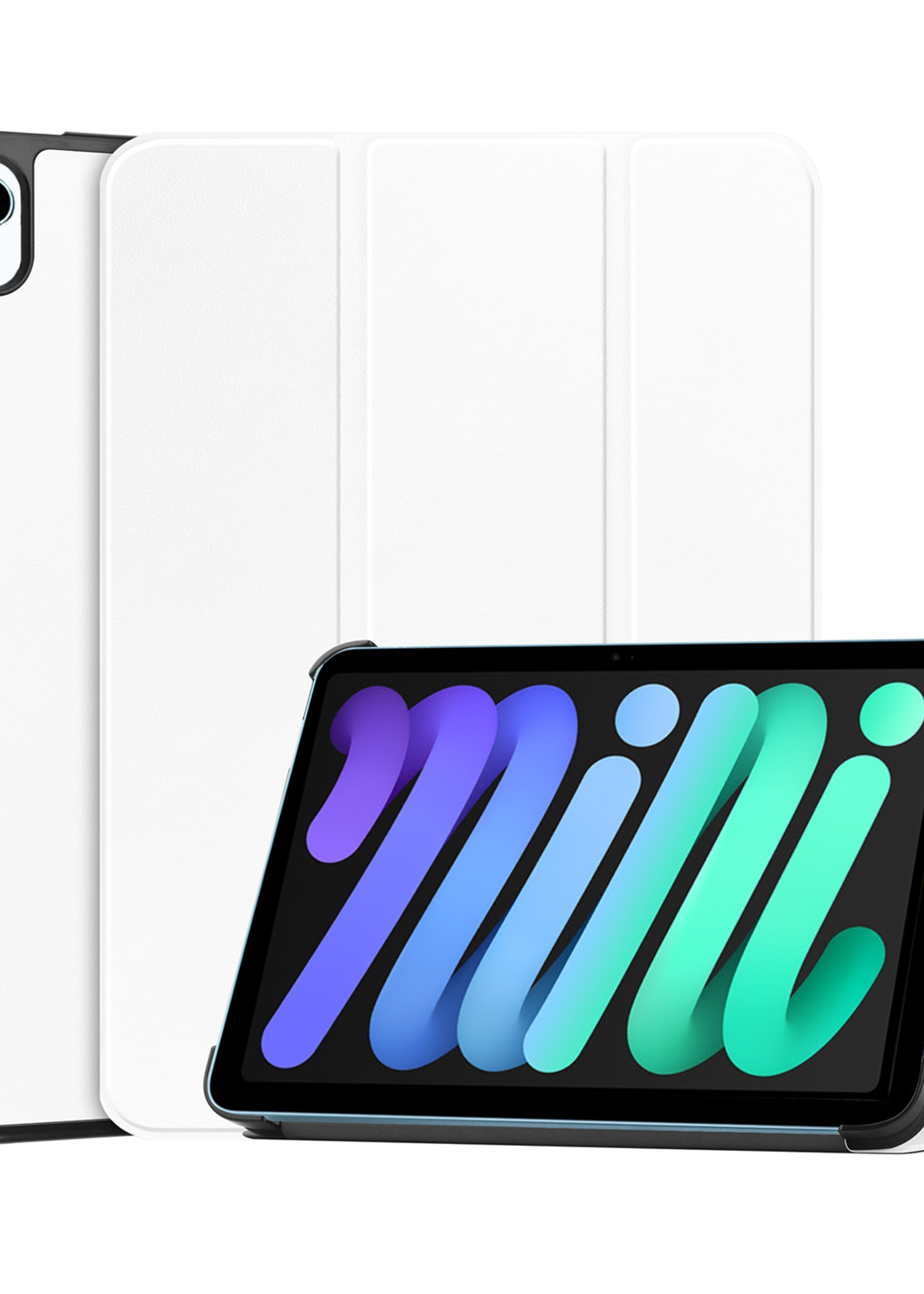 BTH BTH iPad Mini 7 Hoesje - Wit
