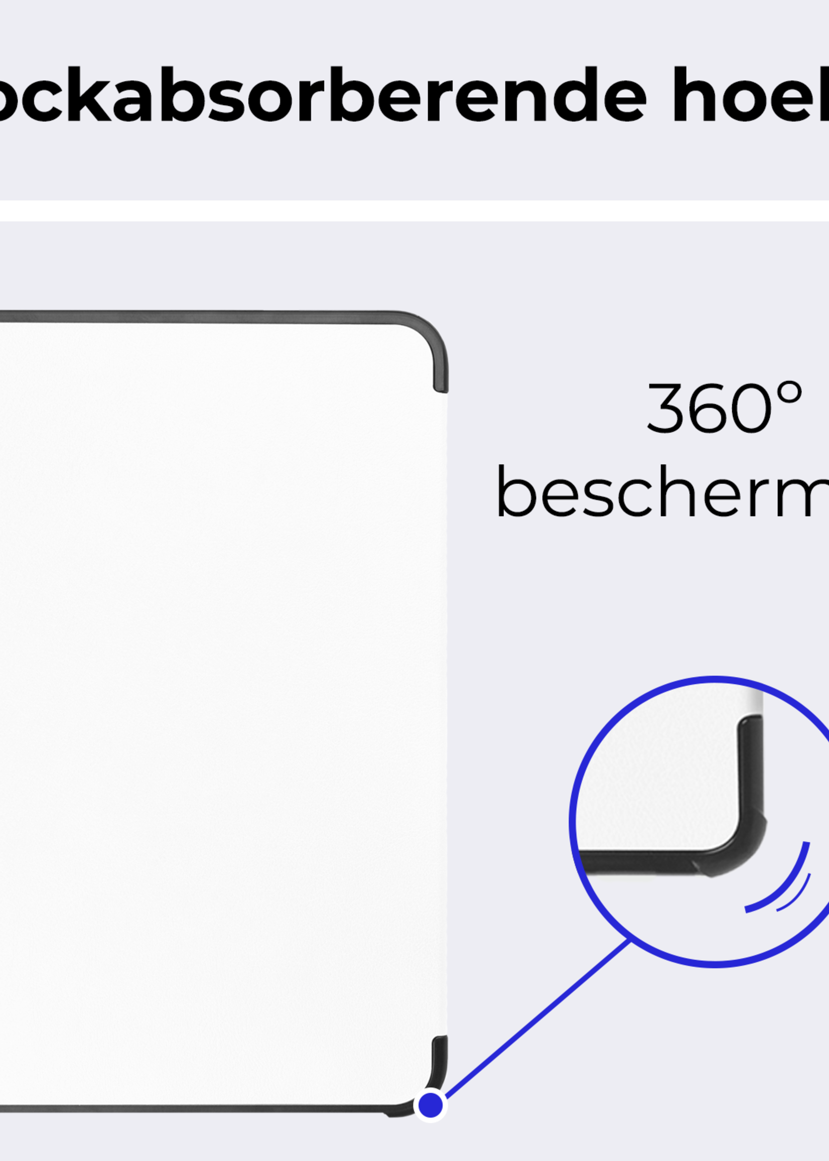 BTH BTH iPad Mini 7 Hoesje - Wit