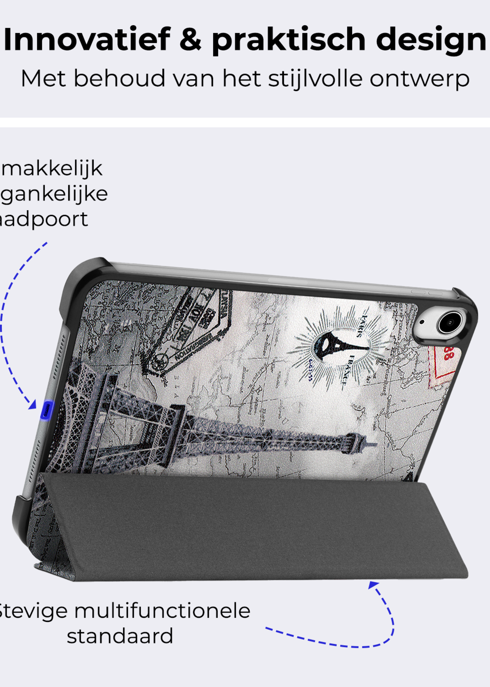 BTH BTH iPad Mini 7 Hoesje - Eiffeltoren