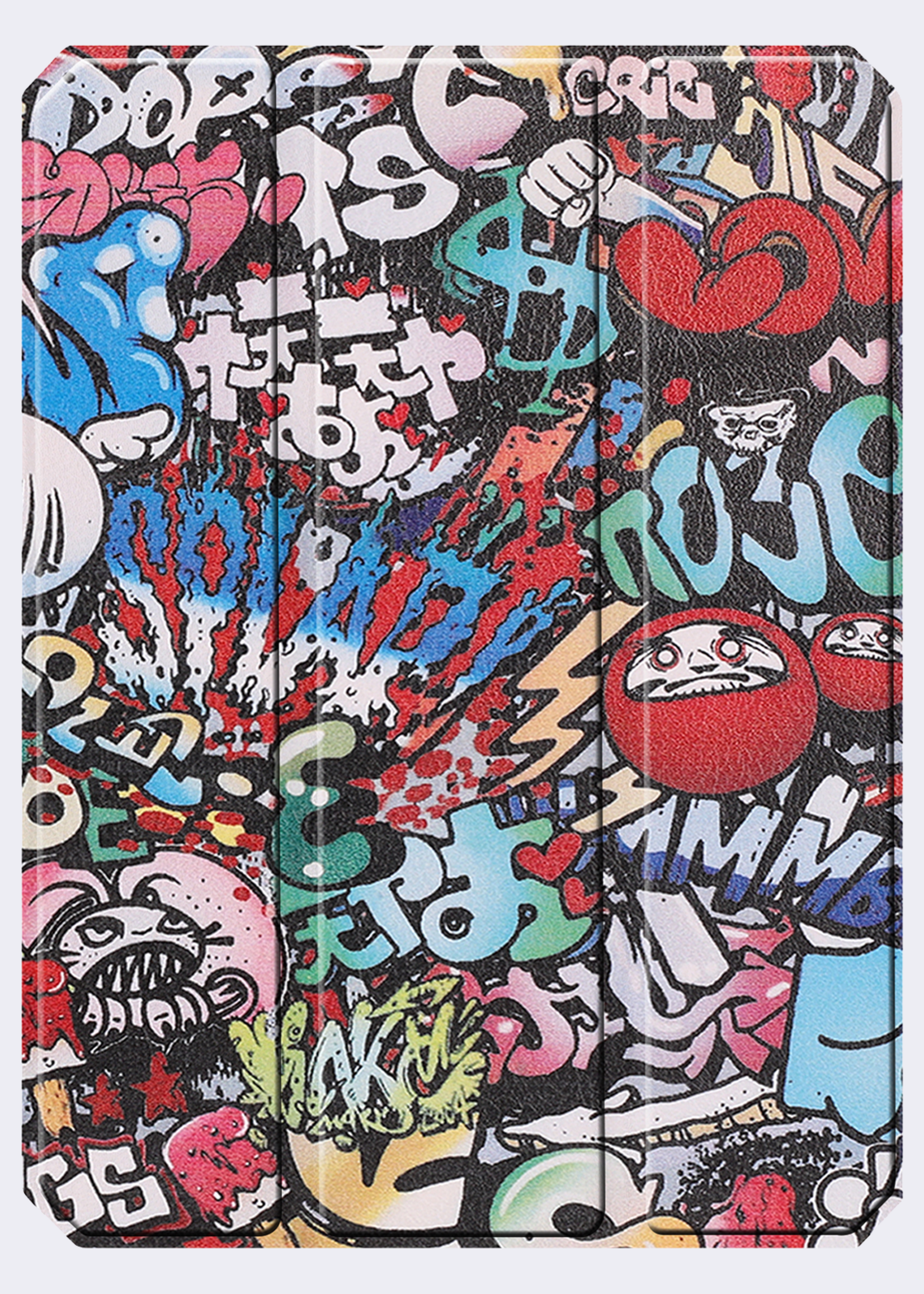 BTH BTH iPad Mini 7 Hoesje Met Uitsparing Apple Pencil En Met Screenprotector - Graffity