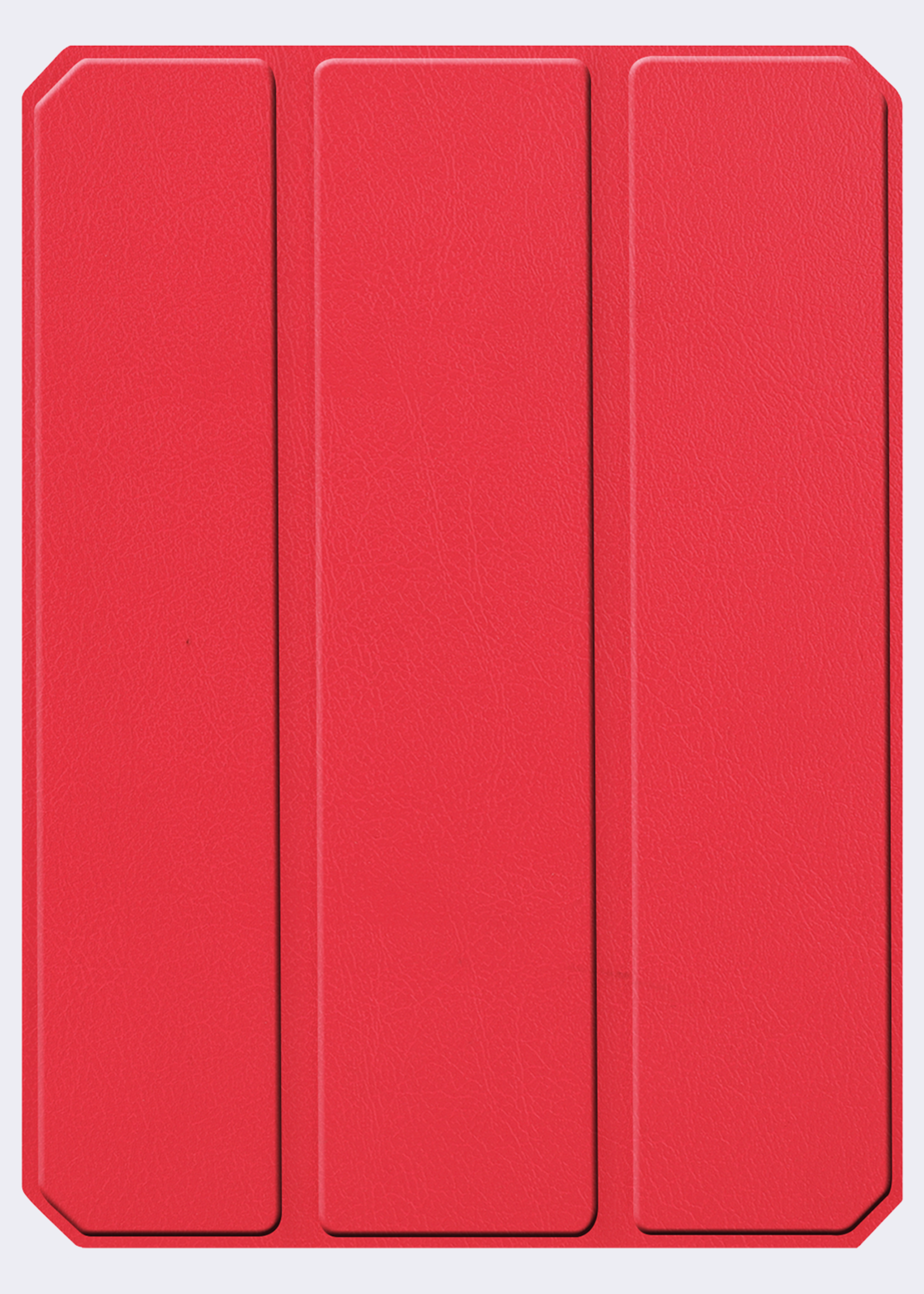 BTH BTH iPad Mini 7 Hoesje Met Uitsparing Apple Pencil En Met Screenprotector - Rood