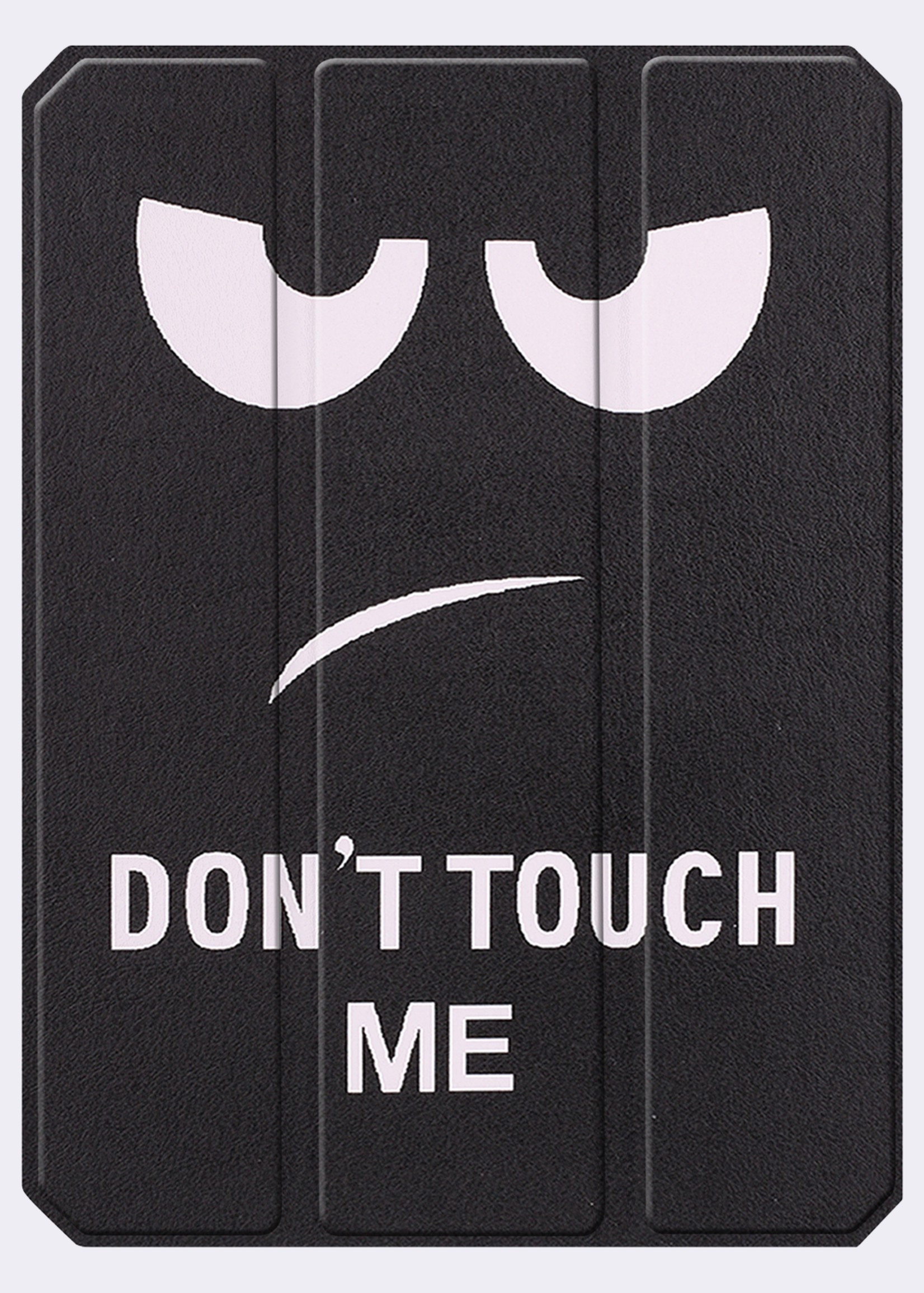 BTH BTH iPad Mini 7 Hoesje Met Uitsparing Apple Pencil En Met Screenprotector - Don't touch me