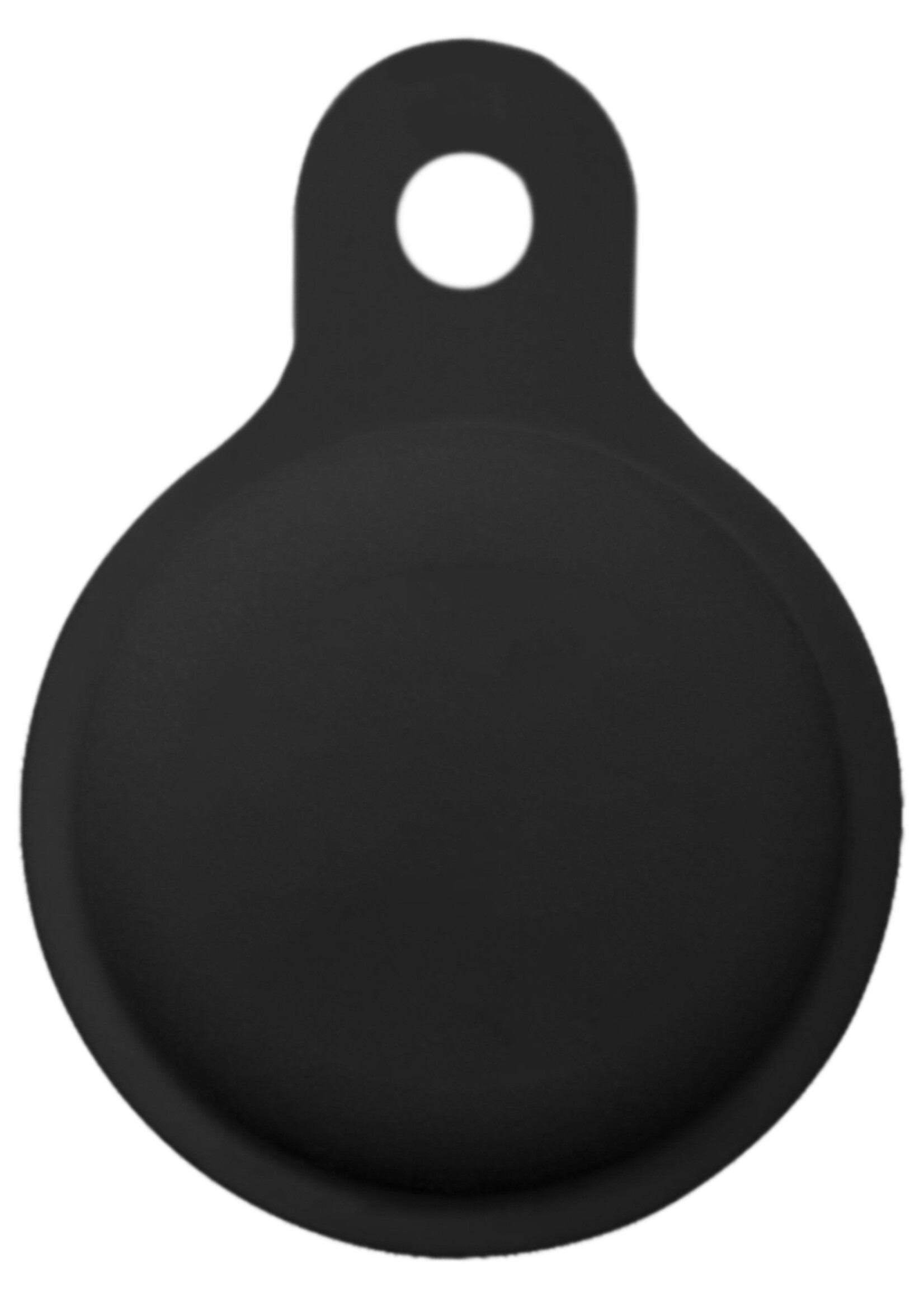 BTH Hoesje Geschikt voor Apple AirTag Sleutelhanger Hoesje Siliconen Hanger - Hoesje Geschikt voor Apple AirTag Hanger Sleutelhanger Hoesje - Zwart - 4 PACK