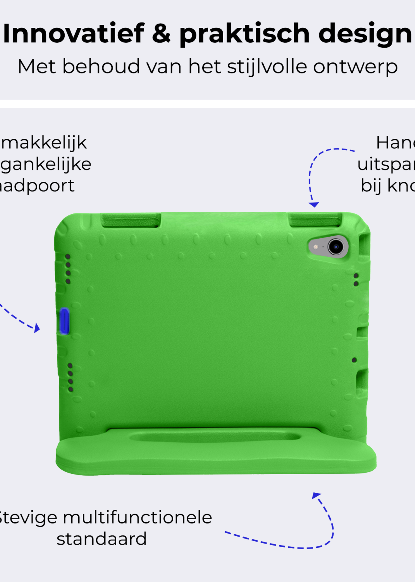 BTH BTH iPad Mini 7 Kinderhoes - Groen