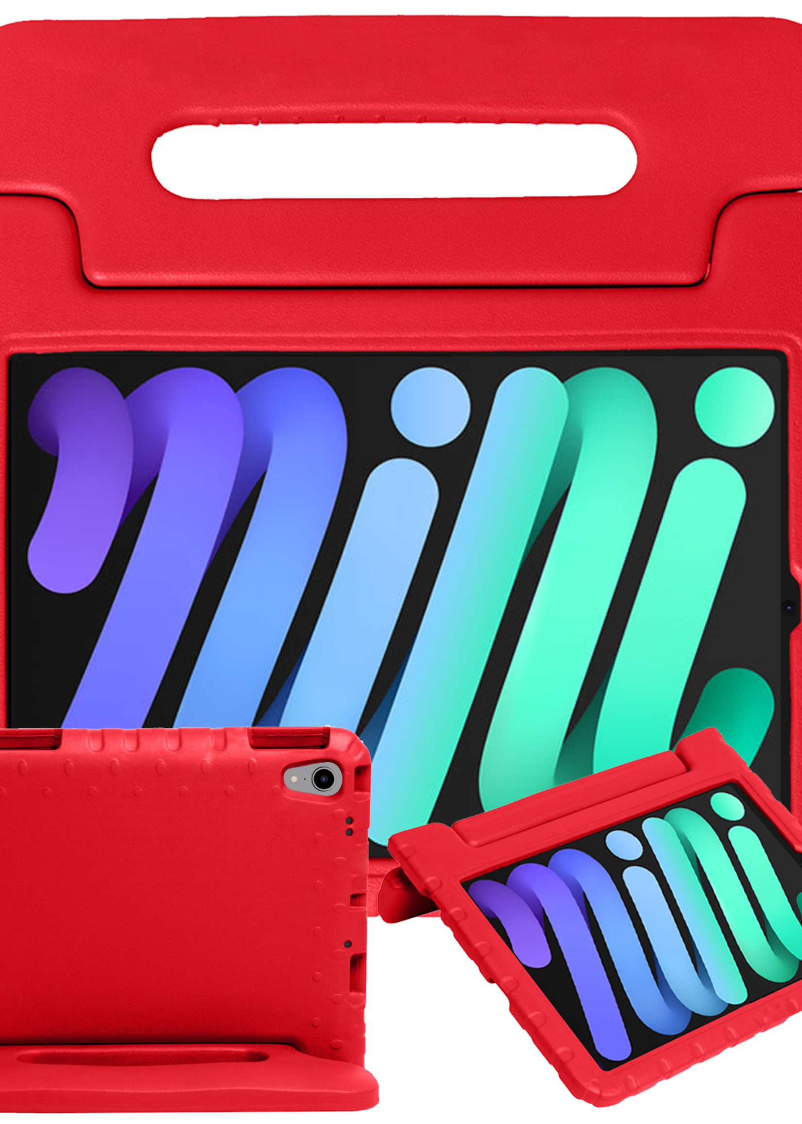 BTH BTH iPad Mini 7 Kinderhoes - Rood