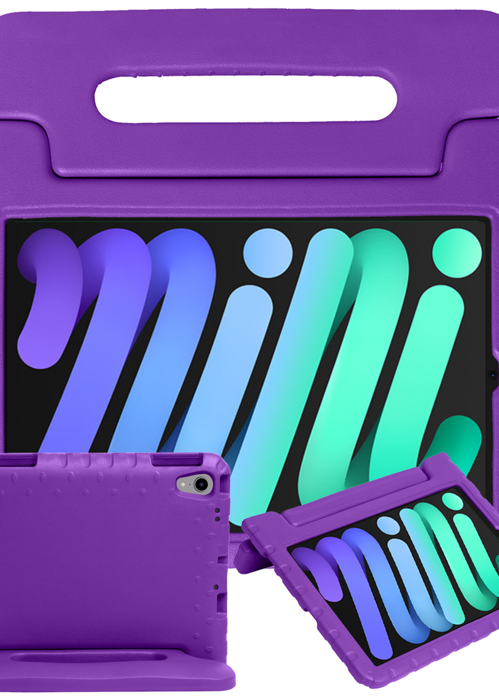 BTH BTH iPad Mini 7 Kinderhoes - Paars