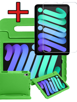 BTH BTH iPad Mini 7 Kinderhoes Met Screenprotector - Groen
