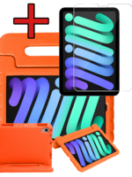 BTH BTH iPad Mini 7 Kinderhoes Met Screenprotector - Oranje