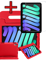 BTH BTH iPad Mini 7 Kinderhoes Met Screenprotector - Rood